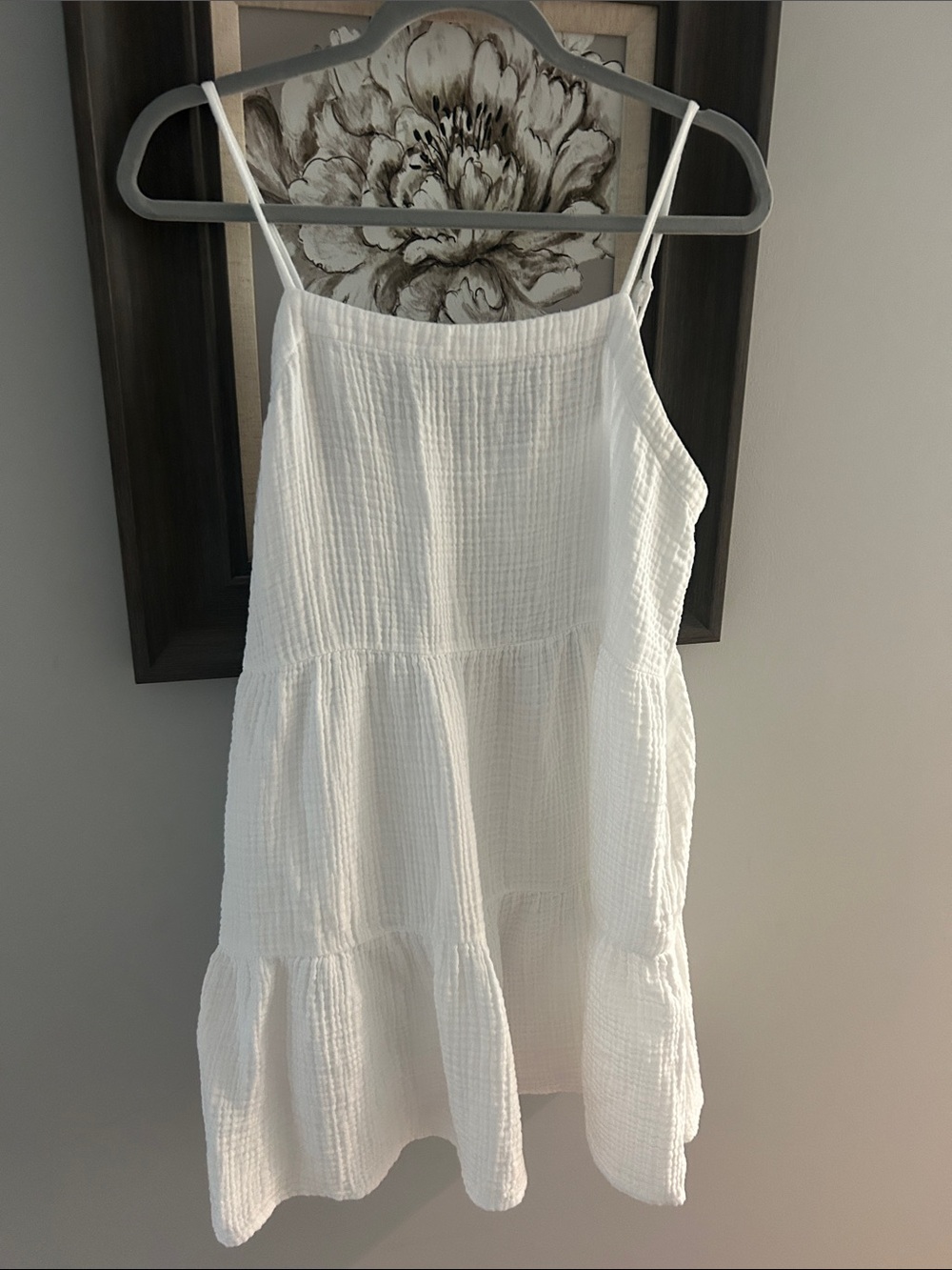 LOFT White Textured Beach Cover-Up